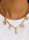 Western Boot Charm Necklace