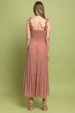 Burnt Orange Smock Dress