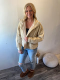 Quilted Jacket (Taupe)