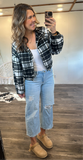 Plaid Zip Up Jacket