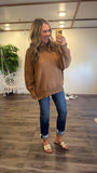 Julie Ribbed Sweater (Camel)