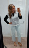 Striped Button Cardigan Top