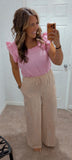 Pink Gingham Tank