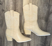 Giddy Up Boots (Beige)