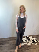 Moving Along Jumpsuit (Black)