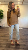 Brushed Pocket Sweater (Camel)