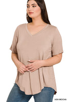 Layering Tee Plus (Ash mocha)