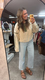 Moving On Fleece Pullover (Cream)