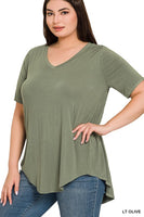 Layering Tee Plus (Olive)