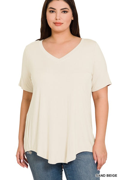 Layering Tee Plus (Sand Beige)