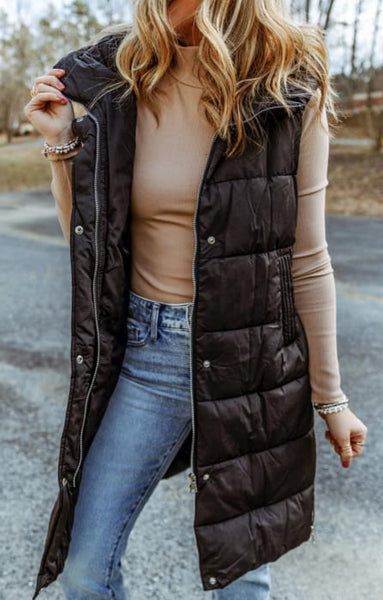 Hooded Puffer Vest