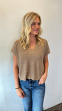 Kerri Sweater Top (Khaki)