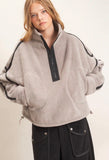 Moving On Fleece Pullover (Grey)