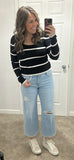 Striped Sweater Top