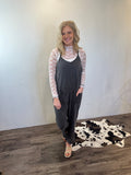 Moving Along Jumpsuit (Black)