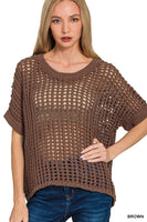 Crotchet Brown Top