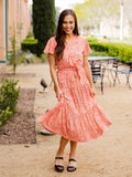 Stevie Floral Dress (Orange)