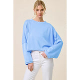 Lounging Girl Scuba Crew (Blue)