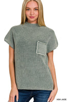 Sweater Washed Tee (Jade)