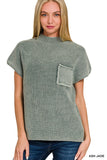 Sweater Washed Tee (Jade)