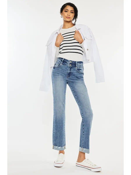 Sarah Kancan Straight Jeans