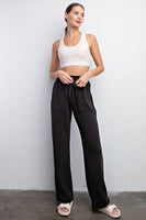 Straight Lounge Pants (Black)