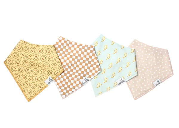 Copper Pearl Bandana Bib Set (Vance)