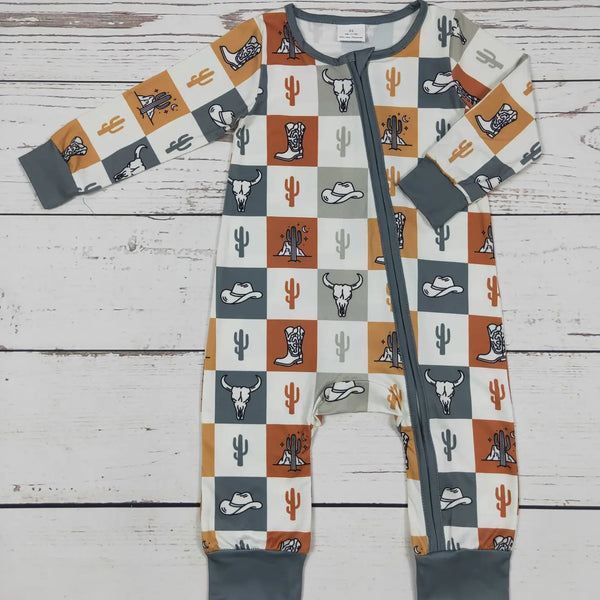 Baby Cactus Cows Zip