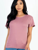 Basic Girl Tee (Rose)