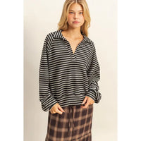 Coffee Dates Striped (Black)