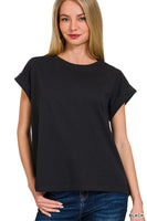 Basic Folded Top (Black)