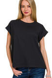 Basic Folded Top (Black)