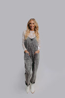 Moving Along Jumpsuit (Grey)