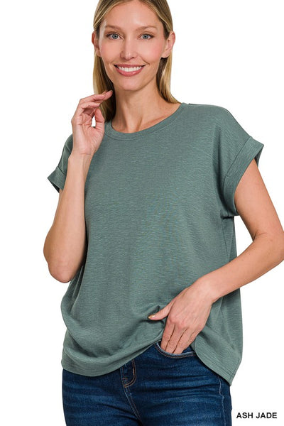 Basic Layering Tee (Jade)