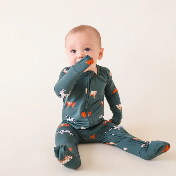 Bamboo Green Cow Sleeper