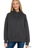 Scub Half Zip (Black)