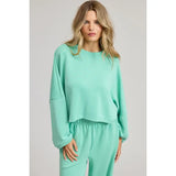 Lounging Girl Scuba Crew (Sage)