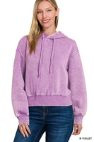 Hooded Acid Wash (Violet)