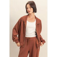 Scuba Zip (Brown)