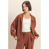 Scuba Zip (Brown)