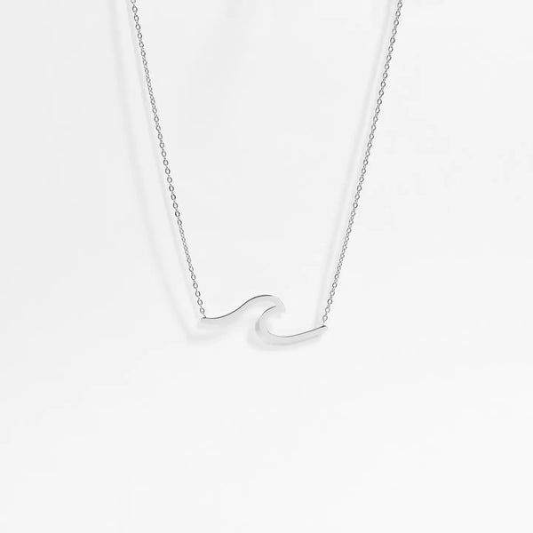 Wave Necklace (Stainless Steel)