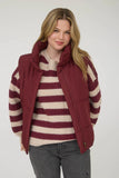 Layering Up Vest (Burgundy)