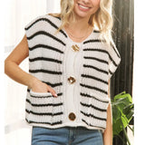 Striped Sweater Vest