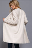 Faux Suede Jacket (Cream)