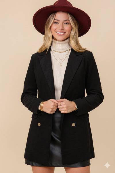 Basic Girl Blazer (Black)