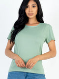 Basic Girl Tee (Sage)