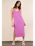 Midi Comfy Casual Dress (Pink)
