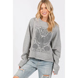 Grey Fleece Free Bird