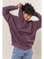 Viben Brushed Hoodie (Eggplant)