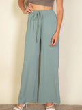 Drawstring Wide Leg (Sage)